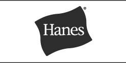 Hanes logo.