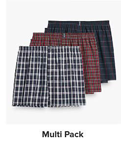 Image of various men's underwear. Shop multi pack. 