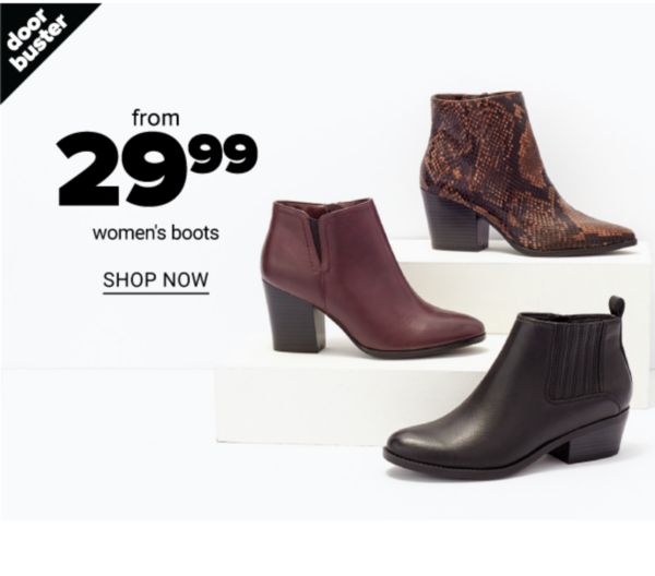 Women's Boots from 29.99 - Shop Now