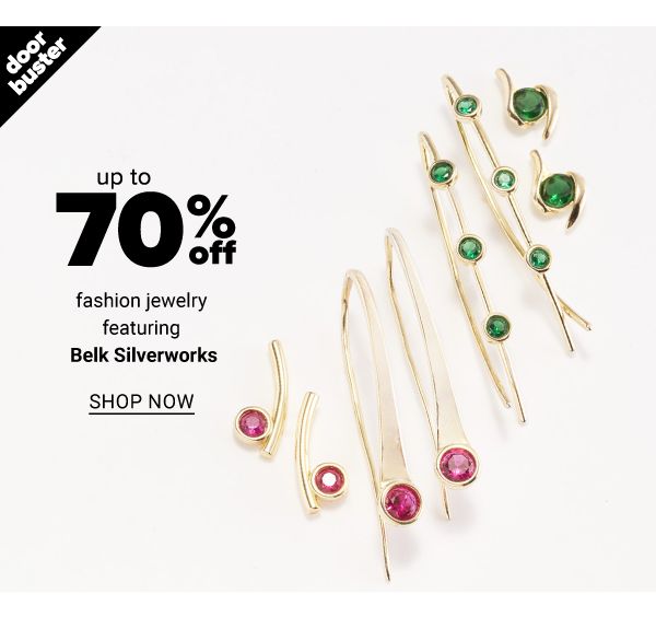 Up to 70% off fashion jewelry feat. Belk Silverworks - Shop Now