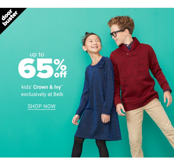 Up to 65% off Kids' Crown & Ivy - Shop Now