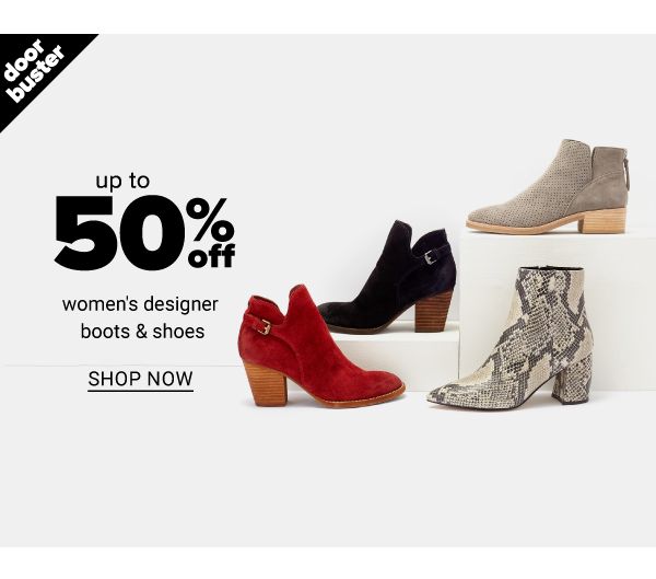 Up to 50% Off Designer Boots & Shoes - Shop Now
