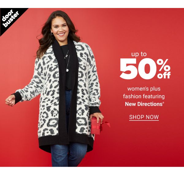 up to 50% off women's curvy fashion featuring New Directions - Shop Now