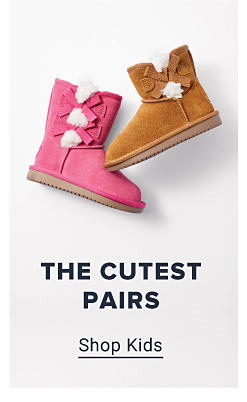 An image of kids' boots. The cutest pairs. Shop kids.