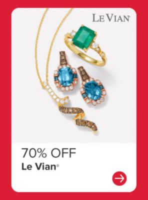 Gemstone and diamond jewelry. 70% off Le Vian.
