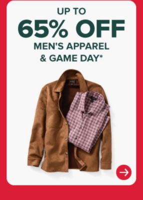 Up to 65% off men's apparel from Weatherproof Vintage and more.