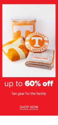 Up to 60% off fan gear for the family. Shop Now.