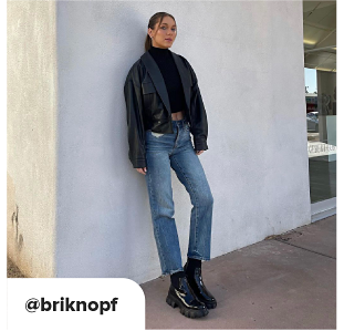 An assortment of photos from Instagram influencers wearing clothing from Belk