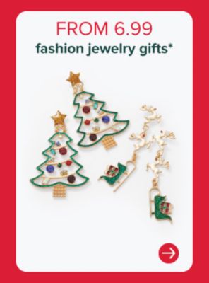 Christmas jewelry. From 6.99 fashion jewelry gifts.