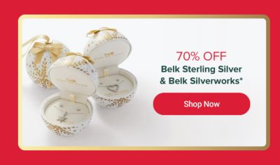 Assorted jewelry. 70% off Belk Sterling Silver and Belk Silverworks. Shop now.