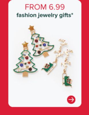 Christmas jewelry. From 6.99 fashion jewelry gifts.