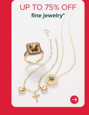 Gold jewelry. Up to 75% off fine jewelry. 