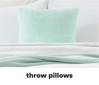 A collection of pillows. Shop throw pillows