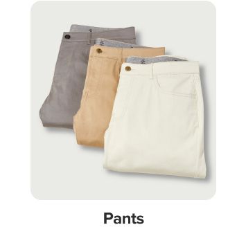 Various men's pants. Shop pants.