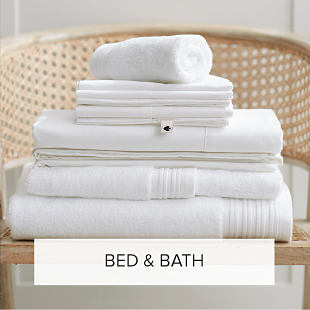 Shop bed and bath. 