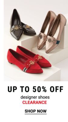 Up to 50% off designer shoes clearance. Shop Now.