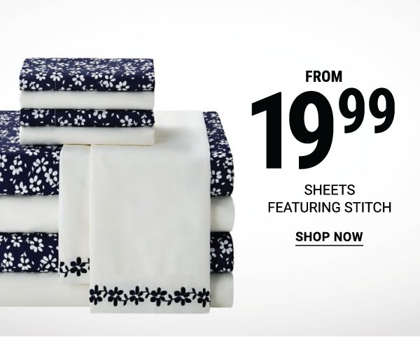 Sheets featuring Stitch from $19.99. Shop Now.