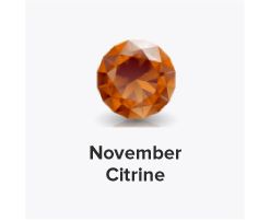 A citrine gem. November. Shop citrine.