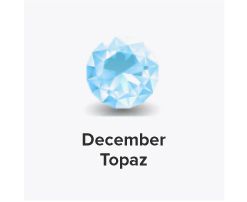 A topaz gem. December. Shop topaz.
