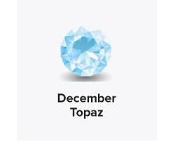 A topaz gem. December. Shop topaz.