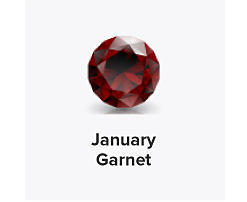 A garnet gem. January. Shop garnet.