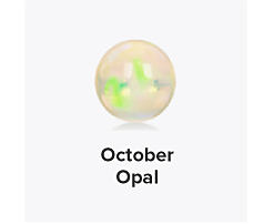 An opal. October. Shop opals.