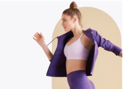 Active Wear Sets-Women's Workout Clothes Gym Wear Track Suits Yoga Jacket  Pants Vest 4 Pieces Set Dark Purple at  Men's Clothing store