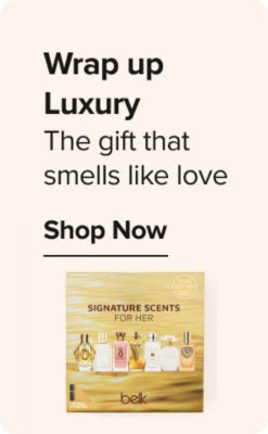 Wrap up luxury. The gift that smells like love. Shop now. A set of fragrance samples.
