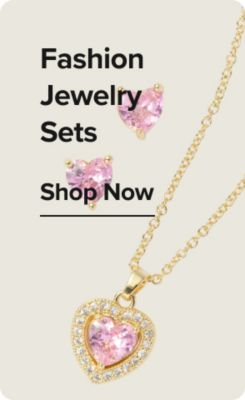 Fashion jewelry sets. Shop now. Various jewelry.
