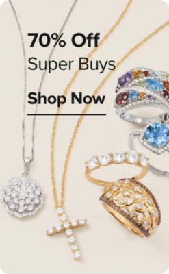 70% off super buys. Shop now. Various jewelry.
