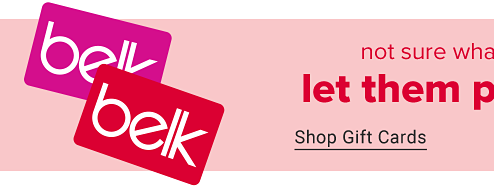 Red and pink gift card graphics. Not sure what they want? Let them pick it out! Shop gift cards. Shop e gift cards. 
