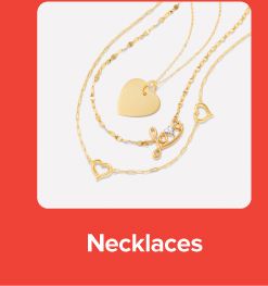 Gold necklaces. Shop necklaces.