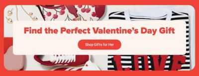 An assortment of Valentine's Day gifts. Find the perfect Valentine's Day gift. Shop gifts for her.