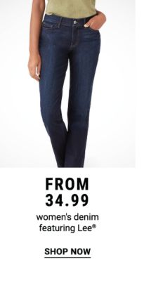 Women's denim featuring Lee® from $34.99. Shop Now.
