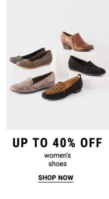 Up to 40% off women's shoes. Shop Now.