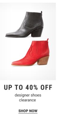 Up to 40% off designer shoes clearance. Shop Now.