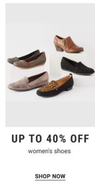 Up to 40% off women's shoes. Shop Now.