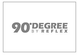 The 90 degree by reflex logo. 