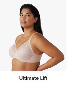 An image of a woman wearing a bra. Shop Ultimate Lift.