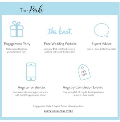 Belk wedding registry app information
