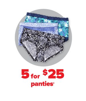 Daily Deals - 5 for $25 panties.