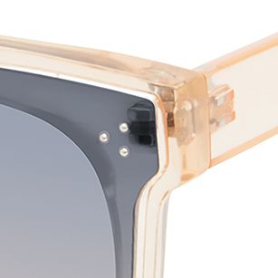 Plastic Flush Lens Rectangular Sunglasses