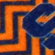 NCAA Syracuse Orange Chevron Slip On Slippers