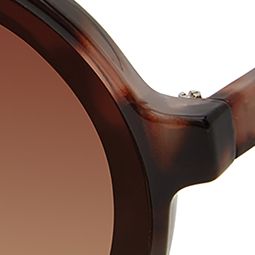 Plastic Round Flush Lens Sunglasses