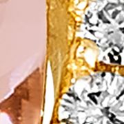 1.5 ct. t.w. Peach Morganite™, 1/4 ct. t.w. Chocolate Diamond®, 1/4 ct. t.w. Nude Diamond™ Ring in 14K Honey Gold™
