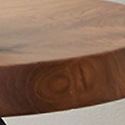 Contemporary Teak Wood Accent Table