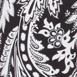 Black/White Paisley