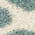 Dallas Shag Light Blue/Ivory Area Rug