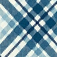 Plaid Decorative Pillow 18x18 Blue