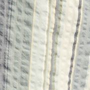 Striped Seersucker Button Down Shirt